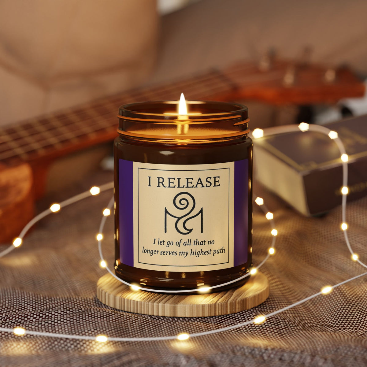 I RELEASE – Cinnamon Vanilla Ritual Candle