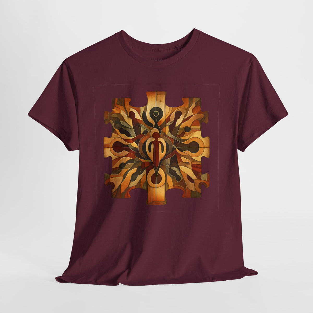 We Are All One Puzzle Tee with Custom Unity Sigil Mandala
