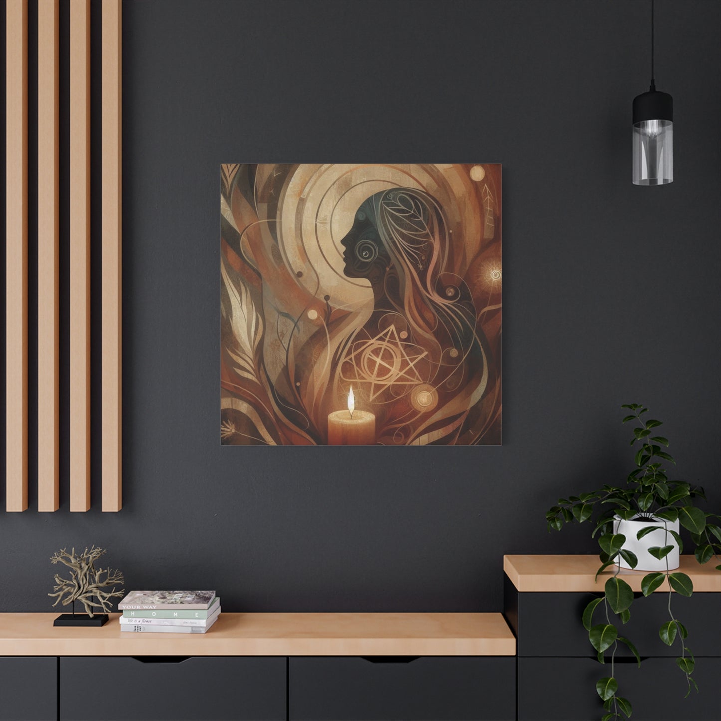 Earthly Woman Custom Canvas Print